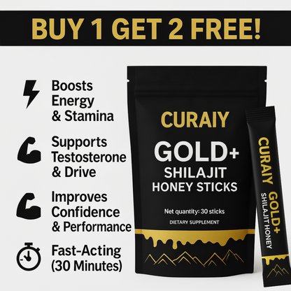 GOLD+ Shilajit Honey Sticks